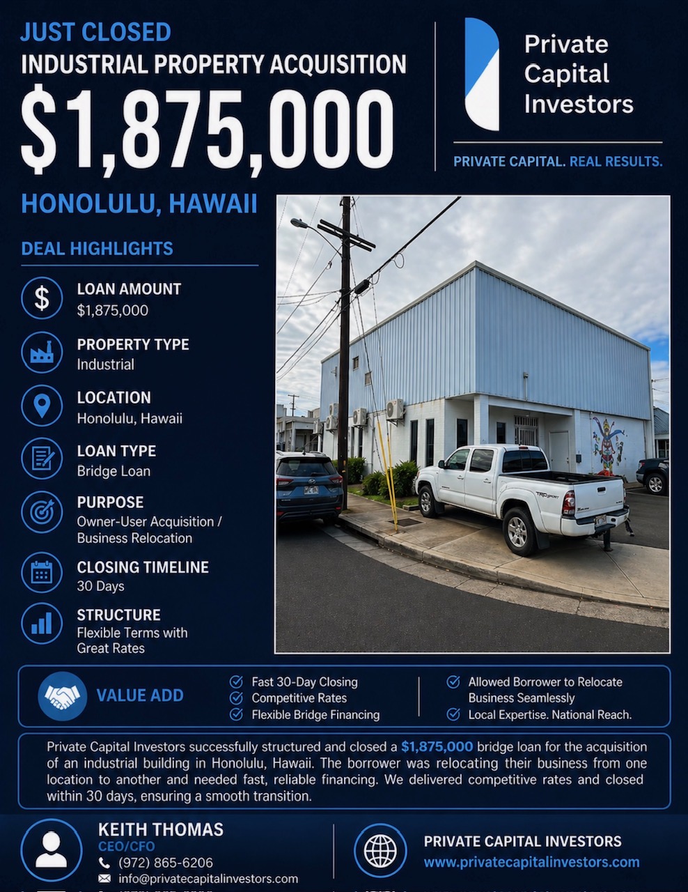 Industrial Property Closing