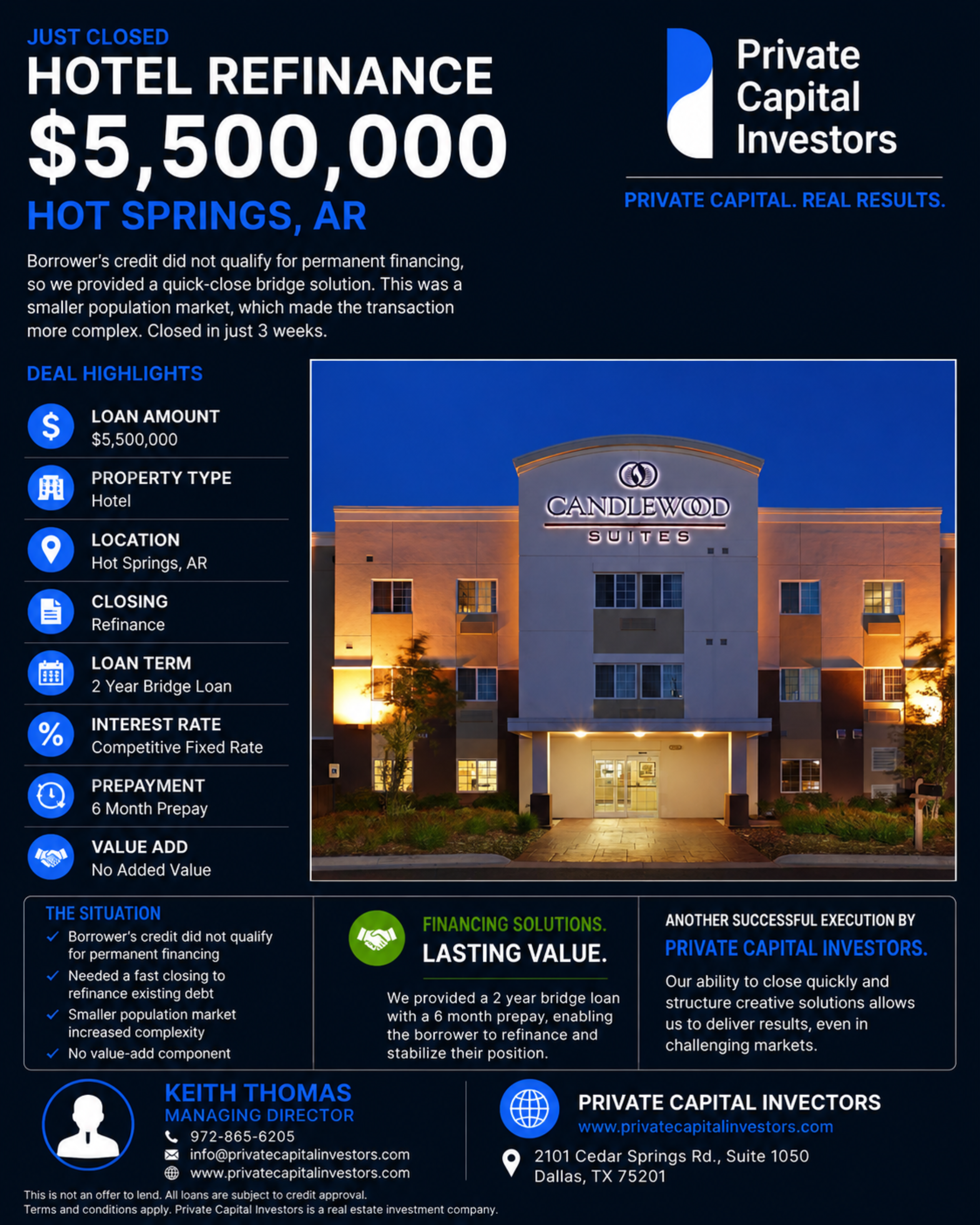 Closing - Hotel-Refinance
