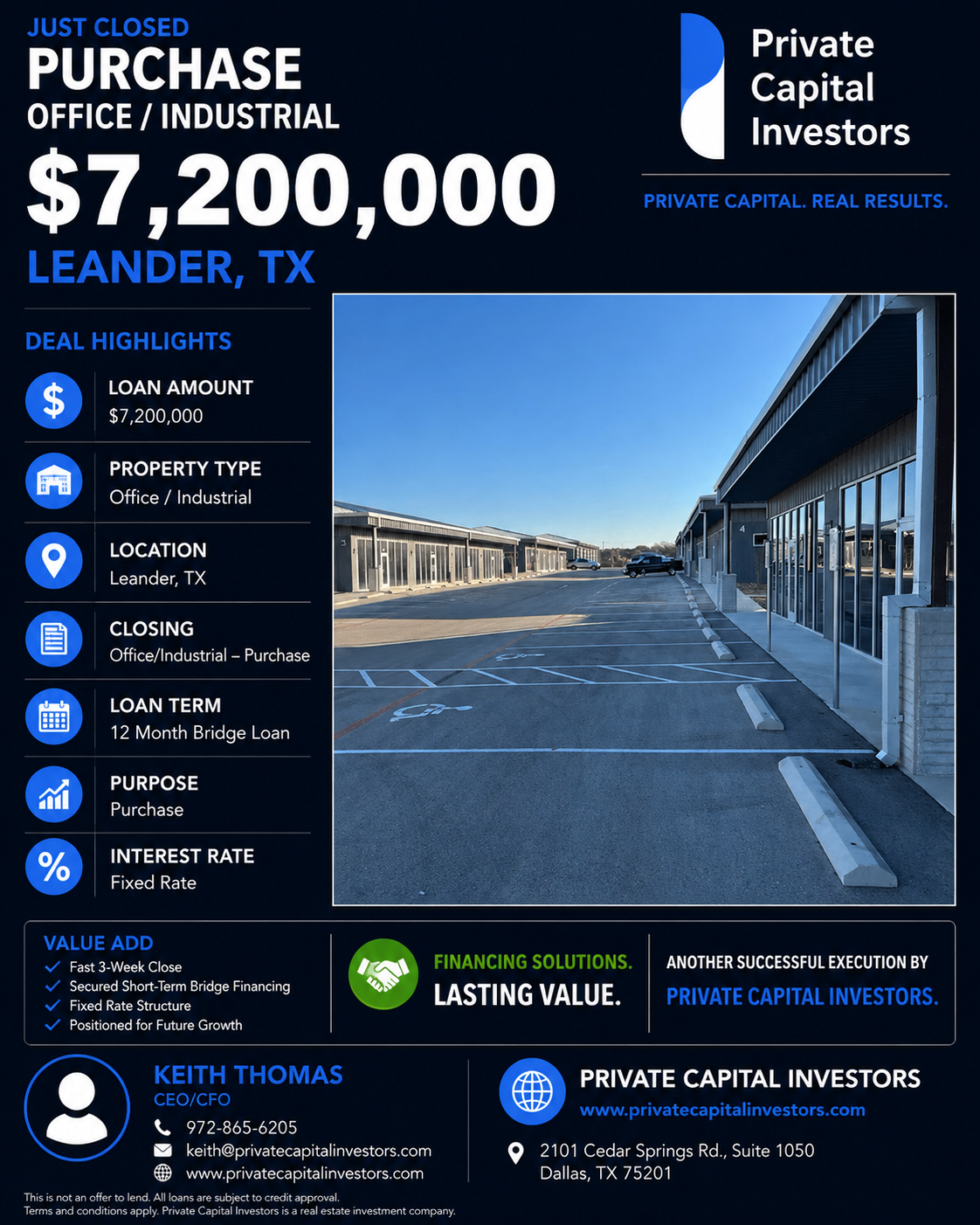 Closing - Office/Industrial 